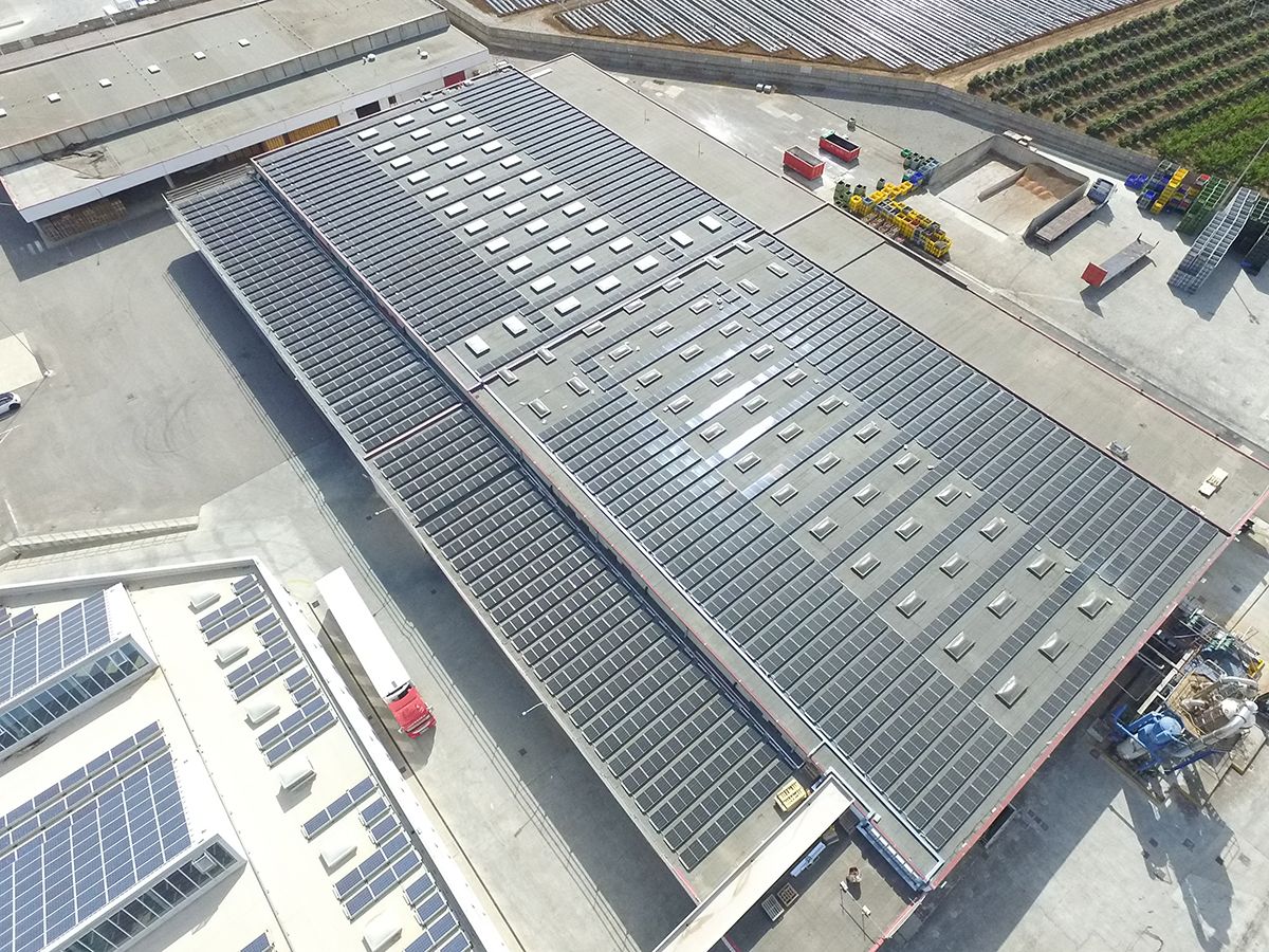 Impianto fotovoltaico di potenza pari a 607,15kWp